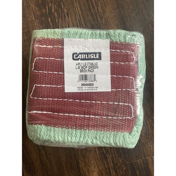 Carlisle 12pcs Mop Head FoodService Products 369484B09 Looped-End With Red Band - Picture 2 of 7